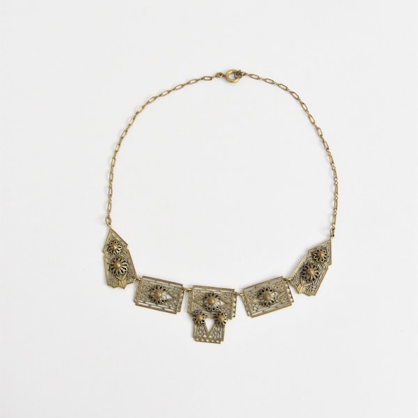 Silver Bells 1930s Necklace