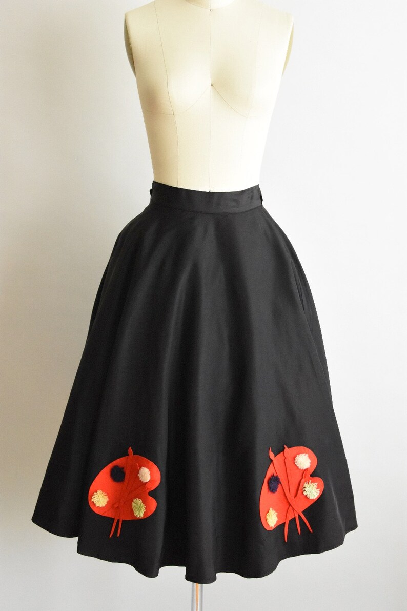 1950s Art Story skirt image 5