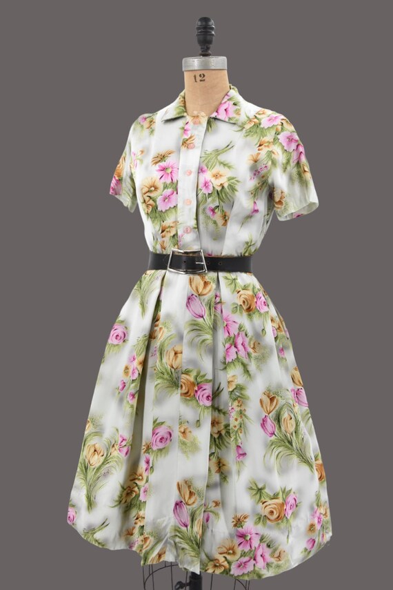 1950s Flower Distric dress - image 2