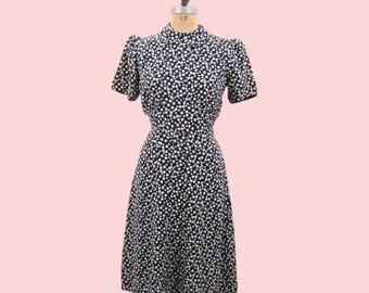 1940s Dottie Darling cold rayon dress