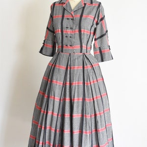 1950s Mad Plaid dress image 3