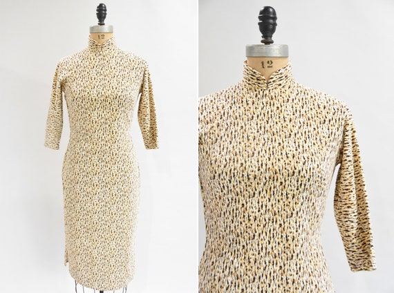 1950s Toffee Bark dress - image 1