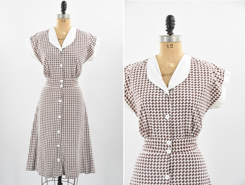 1940s Tetris dress image 1