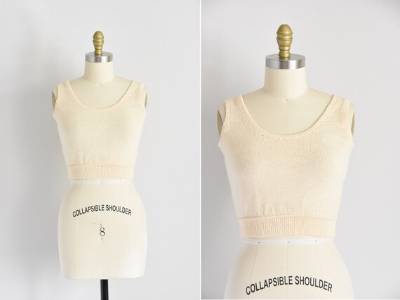 1950s Vanilla Scoop knit top