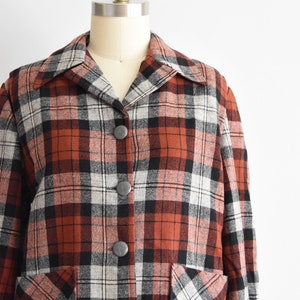 1950s Lumber Lassie jacket / vintage 50s plaid jacket / Driftwood Casual 49er style jacket image 6