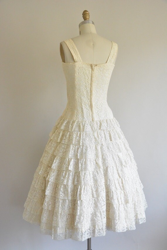 Vintage 1950s Bridal Dress/ 50s Lilli Diamond Wedding Dress/ - Etsy