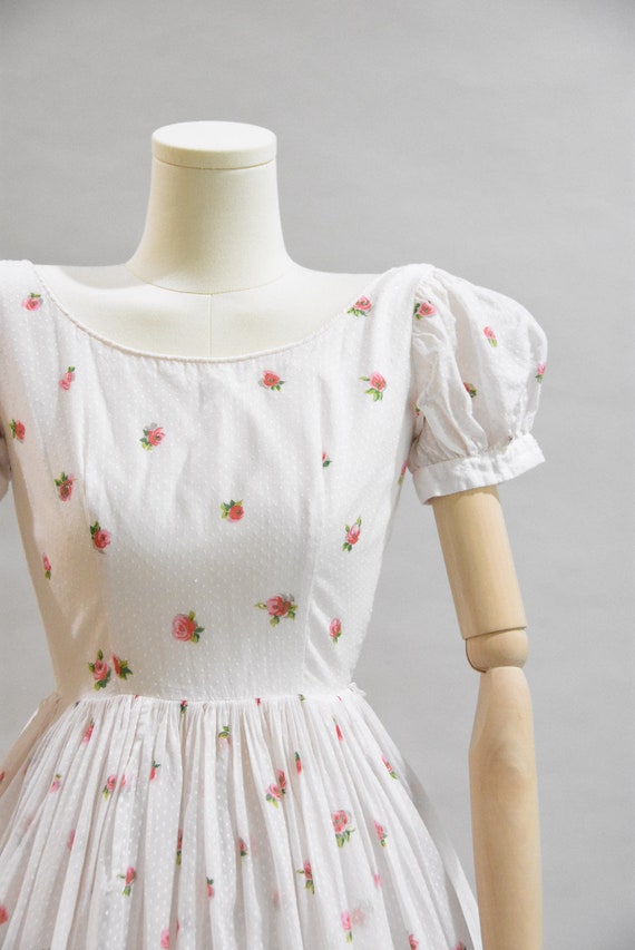 1950s Rose Tree dress - image 2