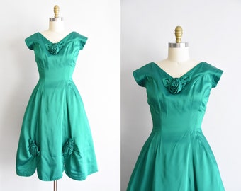1950s Petal Garden dress