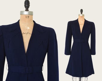 Vintage late 1930s Vantage Point wool coat