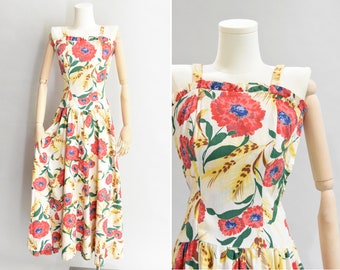 1930s Calendula Fields dress