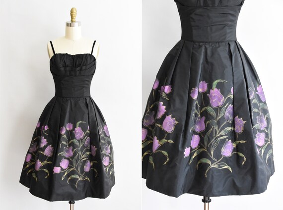 purple tulip dress