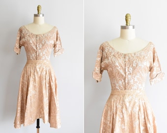 1950s Foliage & Flowers 2pc set