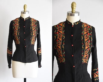 1930s Folk Roots blouse