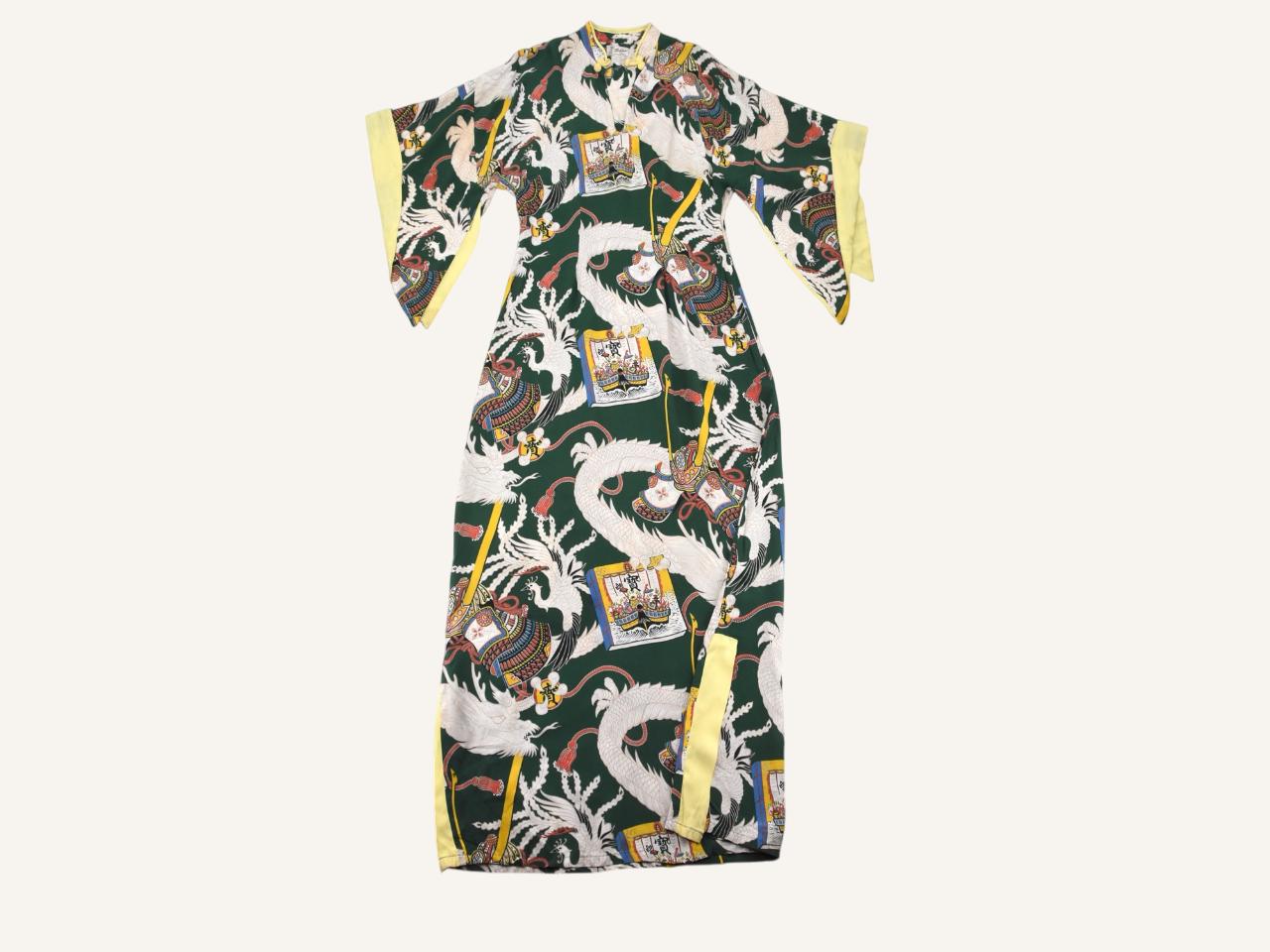FAB 1940s Myth & Glory Rayon Pake Muu Dress - Etsy