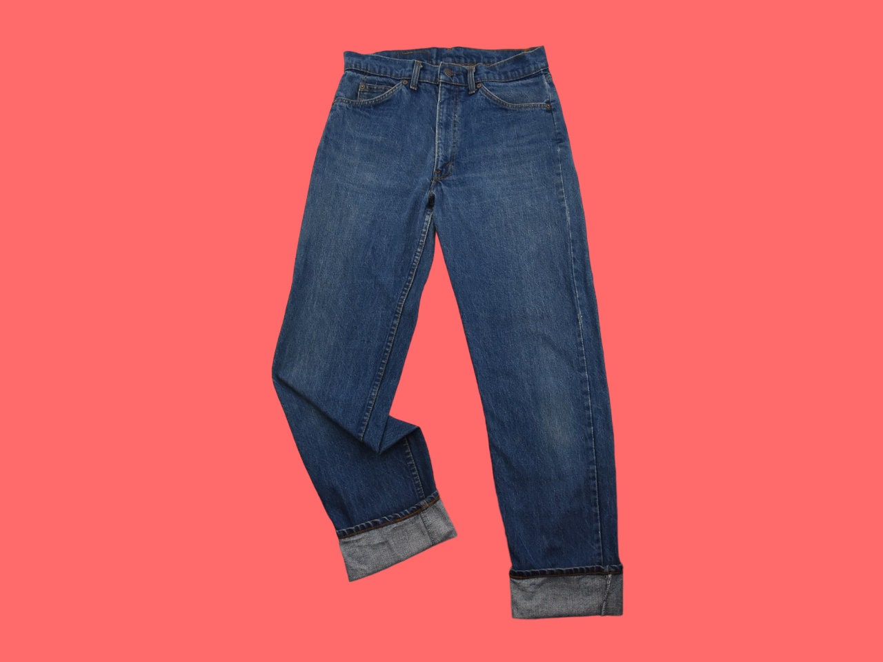 1970s Levi's Orange Tab 33W Jeans - Etsy