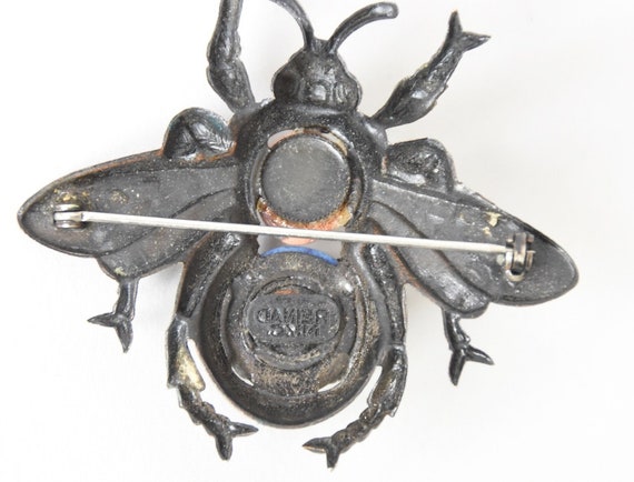 1940s Buzz Off! brooch - image 7