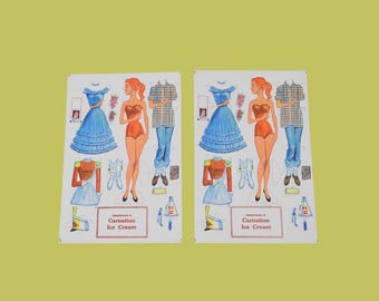 1950s Betty's World paper doll set