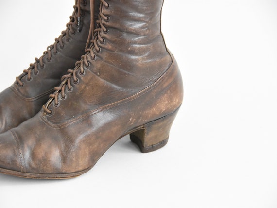 Antique March On Washington boots - image 7