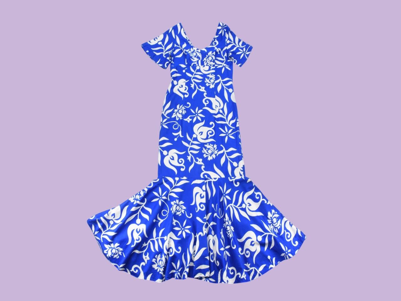 1950s ヴィンテージ ハワイアン フレア ドレス 1960年代のアイランドサイレンハワイアンコットンドレス - Etsy 日本