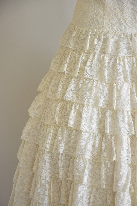 vintage 1950s bridal dress/ 50s Lilli Diamond wed… - image 4