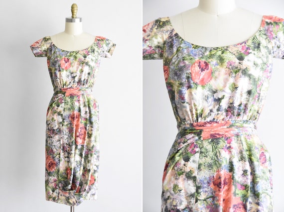 1950s Monet's Oasis dress