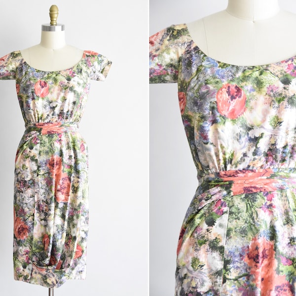 1950s Monet's Oasis dress