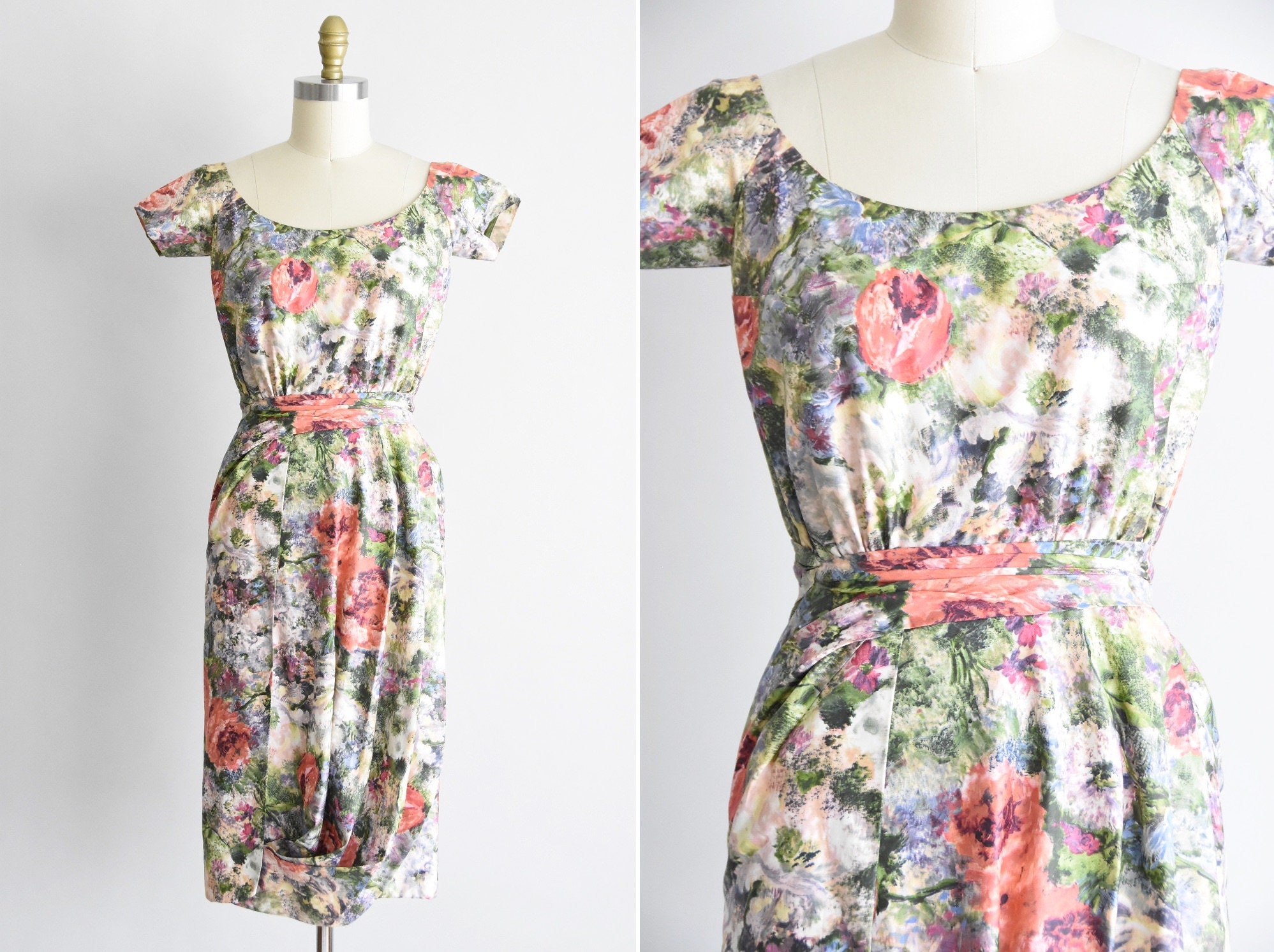 1950S Monet's Oasis Dress