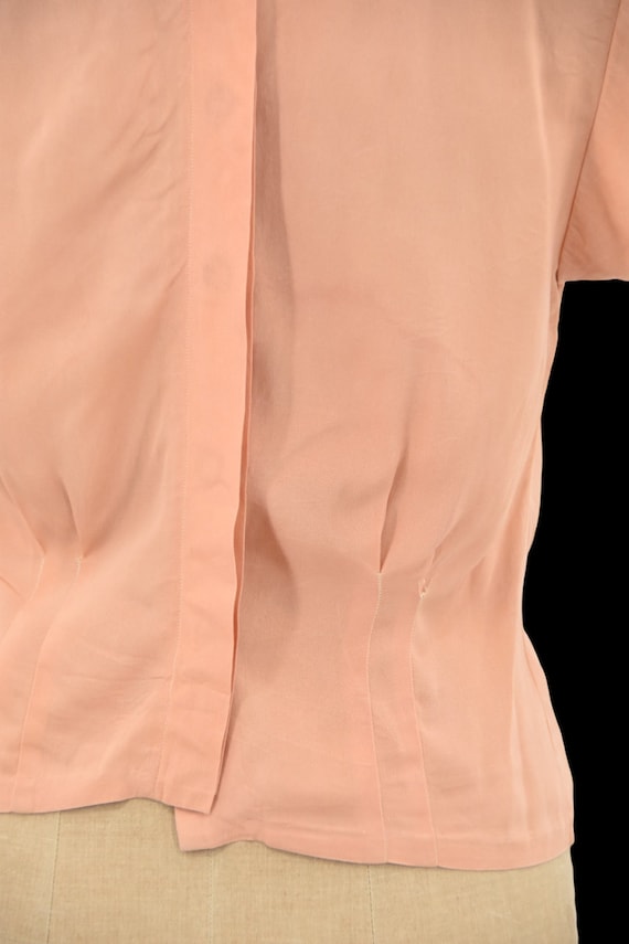 1940s Peach A Day blouse - image 9