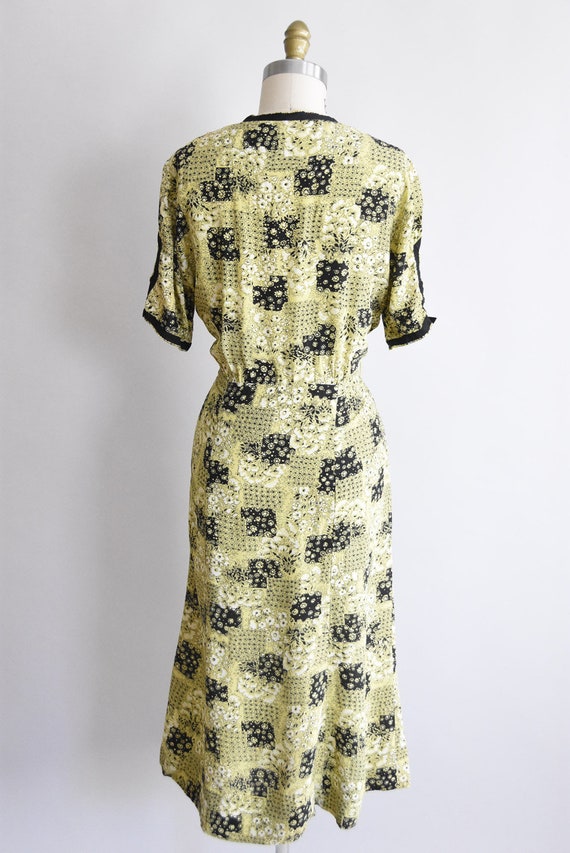 1940s Patchwork Garden dress - image 8