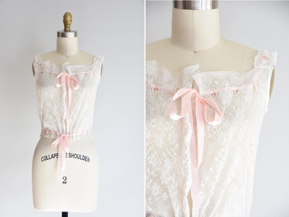 Early 1900s Tender Lover corset cover