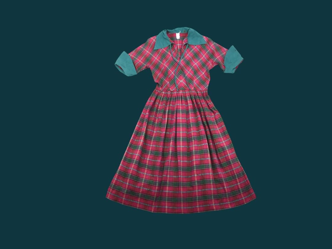 1940年代のスウィートスクイーズドレス - Etsy 日本