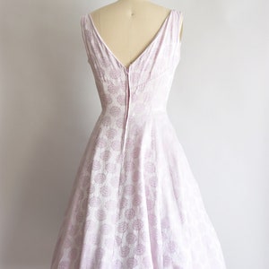 1950s Soft Spoken dress / vintage 50s cocktail dress / Gigi Young floral dress image 6