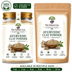 Ayurvedic Clay Powder | Pure Multani Mitti Fuller's Earth for Skin Hair