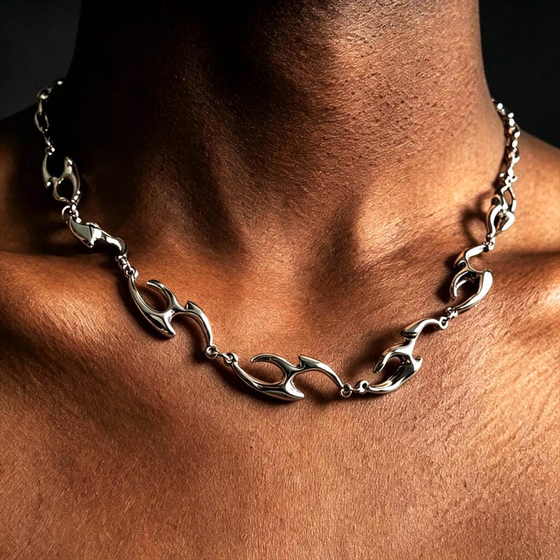 Flame Chain Men - Etsy