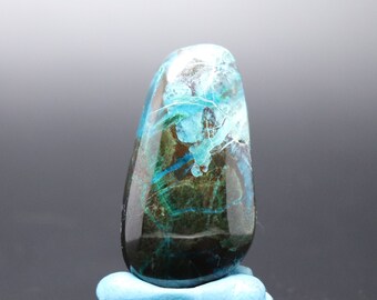 Chrysocolla Malachite Freeform Cabochon