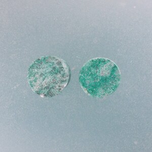 Malachite Chrysocolla 1/2&quot;,  One Pair Ear Plugs