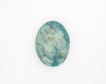 Chrysocolla Malachite 30 by 40 Cabochon