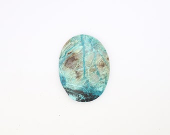 Chrysocolla Malachite 30 by 40 Cabochon