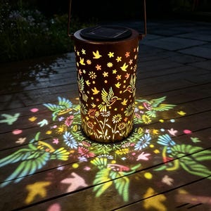 Solar Bird Dragonfly Vuurwerklicht, Waterdicht Metalen Solar Tuinlicht, Creative Iron Art Outdoor Garden Pathway Decor
