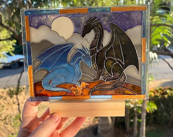 Handcrafted Faux Stained Glass Art