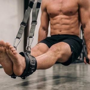 Kraftiga fitnessupphängningsmanschetter – Vadderat fotledsstöd för gymträning