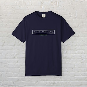 Camiseta "Git Commit Resolveu Tudo", Camiseta Divertida para Programador, Presente para Engenheiro de Software, Camiseta Minimalista com Estampa para Programador, Roupa Tecnológica para Geeks imagem 2