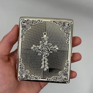 chrome hearts cigarette case Leather Holder - Black Tech & Travel, Decor & Accessories - CHH21747 Chrome Hearts Cigarette Case