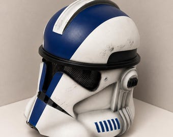 Hełm Galaxy Clone Trooper Style | Hełm Cosplay Niebieskiego Legionu | Wytrzymały do Airsoftu i Cosplayu | Idealny Prezent