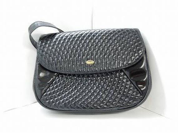 bally quilted chain bag