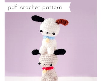 Puppy amigurumi pattern. Dog amigurumi Pdf crochet pattern
