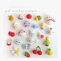 24 mini amigurumi pattern. Pdf crochet pattern product logo