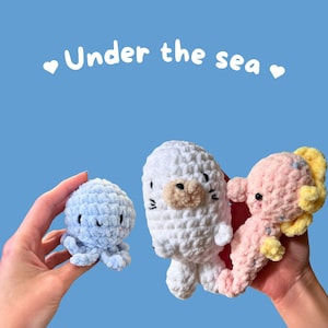 Under the Sea creatures amigurumi patterns. Pdf crochet pattern image 5