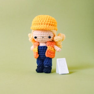 Mini Dress Up Doll Adventures: Doctor, Engineer, Firefighter Outfits & Doll Amigurumi Pattern. Pdf crochet pattern image 4