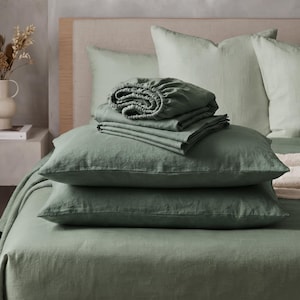 Linen Fitted Sheet - Linen Bedding - Linen Sheet - Queen Fitted Sheet - Fitted Sheet - Linen Sheets - Sheet - King Fitted Sheet - Linen Bed